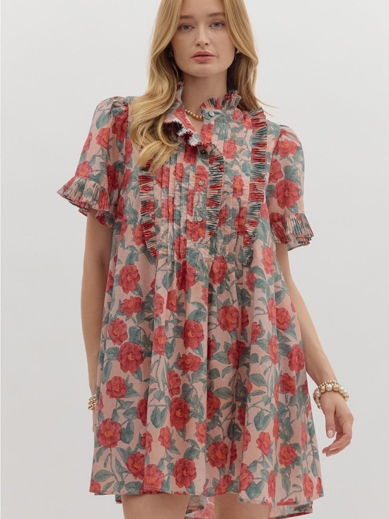 entro Dresses & Skirts - NWOT TUCKERNUCK Inspired Entro Floral Mini Shift Dress